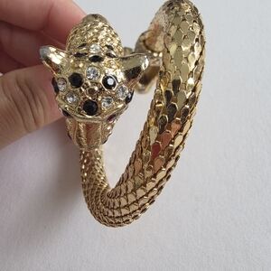 Whistling Davis Vintage Panther Bracelet